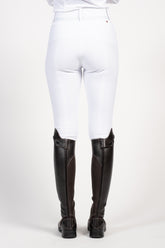 LIBRA WOMEN'S RIDING BREECHES WITH FULL GRIP - Optical white | Vestrum