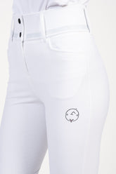 LIBRA WOMEN'S RIDING BREECHES WITH FULL GRIP - Optical white | Vestrum