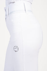 LIBRA WOMEN'S RIDING BREECHES WITH FULL GRIP - Optical white | Vestrum