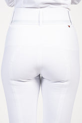 LIBRA WOMEN'S RIDING BREECHES WITH FULL GRIP - Optical white | Vestrum