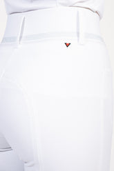 LIBRA WOMEN'S RIDING BREECHES WITH FULL GRIP - Optical white | Vestrum