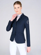 BARCELLONA WOMEN'S SHOW JACKET WITH BI-STRETCH INSERTS - Dusty blue/black | Vestrum