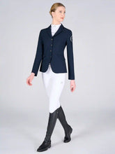 BARCELLONA WOMEN'S SHOW JACKET WITH BI-STRETCH INSERTS - Dusty blue/black | Vestrum