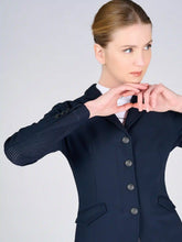 BARCELLONA WOMEN'S SHOW JACKET WITH BI-STRETCH INSERTS - Dusty blue/black | Vestrum