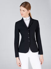 BARCELLONA WOMEN'S SHOW JACKET WITH BI-STRETCH INSERTS - Dusty blue/black | Vestrum