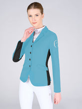 BARCELLONA WOMEN'S SHOW JACKET WITH BI-STRETCH INSERTS - Dusty blue/black | Vestrum