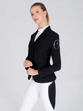 BARCELLONA WOMEN'S SHOW JACKET WITH BI-STRETCH INSERTS - Dusty blue/black | Vestrum