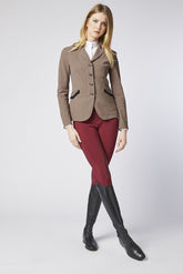 ALESSANDRIA WOMEN'S UNLINED SHOW JACKET - TK FABRIC - Light beige/black | Vestrum
