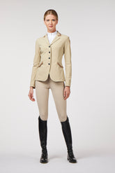 GIACCA DA SPETTACOLO SFODERATA DONNA ALESSANDRIA - TESSUTO TK - Beige chiaro/corten | Vestrum