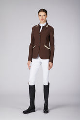 ALESSANDRIA WOMEN'S UNLINED SHOW JACKET - TK FABRIC - Dark olive green/corten | Vestrum
