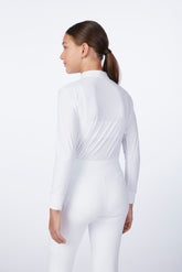 CAMICIA DA SPETTACOLO PER RAGAZZE MAHON A MANICHE LUNGHE - Bianco ottico | Vestrum