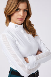 GRAZ WOMEN'S LONG SLEEVE COMPETITION SHIRT - Optical white | Vestrum