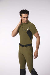 PORTO SANTO MEN'S POLO SHIRT - Olive gold | Vestrum