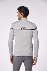 ARRAN MEN'S HI-TECH YARN TRAINING TOP - Pearl grey | Vestrum