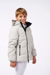 DOBBIACO BOY'S WINTER DOWN PADDED JACKET - Sea salt | Vestrum