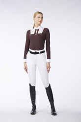 GIAKARTA WOMEN'S LONG-SLEEED COMPETITION SHIRT - Ruby wine | Vestrum