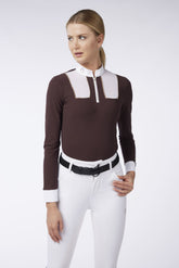 GIAKARTA WOMEN'S LONG-SLEEED COMPETITION SHIRT - Ruby wine | Vestrum