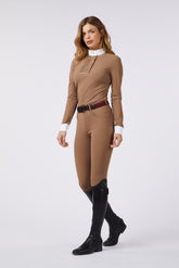 VITTORIA LONG SLEEVED WOMEN'S COMPETITION SHIRT - Hazelnut | Vestrum
