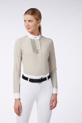 VITTORIA LONG SLEEVED WOMEN'S COMPETITION SHIRT - Hazelnut | Vestrum