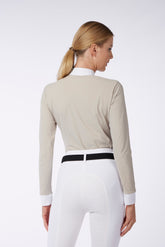 VITTORIA LONG SLEEVED WOMEN'S COMPETITION SHIRT - Hazelnut | Vestrum
