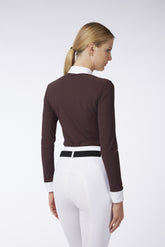 VITTORIA LONG SLEEVED WOMEN'S COMPETITION SHIRT - Hazelnut | Vestrum