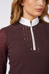 OKLAHOMA WOMEN'S LONG SLEEVE COMPETITION SHIRT - Ruby wine | Vestrum