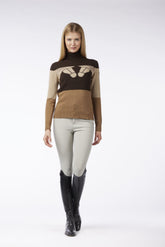 BIENNE WOMEN'S TURTLENECK SWEATER - Dark brown/corten | Vestrum