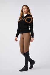 KANAZAWA WOMEN'S TURTLENECK SWEATER - Black/corten | Vestrum