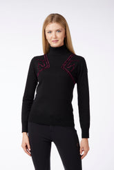 INGOLSTADT WOMEN'S TURTLENECK SWEATER - Medium grey/pearl grey | Vestrum