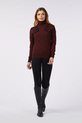 INGOLSTADT WOMEN'S TURTLENECK SWEATER - Medium grey/pearl grey | Vestrum