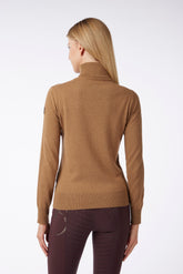 INGOLSTADT WOMEN'S TURTLENECK SWEATER - Medium grey/pearl grey | Vestrum