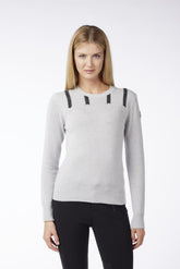 LILA WOMEN'S CREWNECK SWEATER - Pearl grey | Vestrum