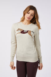 SAITAMA WOMEN'S CREWNECK SWEATER - Sea salt/corten | Vestrum