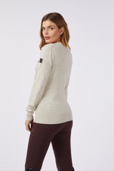 SAITAMA WOMEN'S CREWNECK SWEATER - Sea salt/corten | Vestrum