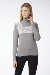 LEICESTER WOMEN'S TURTLENECK SWEATER - Light grey/pearl grey | Vestrum
