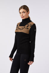 LEICESTER WOMEN'S TURTLENECK SWEATER - Light grey/pearl grey | Vestrum