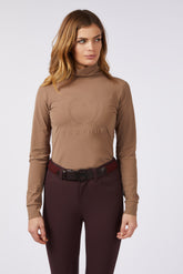 SHIZUOKA WOMEN'S LONG SLEEVE TRAINING TOP - Hazelnut | Vestrum