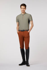 MEN'S SHORT-SLEEVED TRAINING TOP - Dusky green | Vestrum