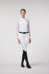 SABAUDIA LONG SLEEVES COMPETITION SHIRT - Optical white | Vestrum