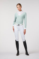 RIMINI LONG SLEEVES COMPETITION SHIRT - Frosty green | Vestrum