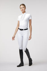 ANCONA WOMEN'S SHORT-SLEEVED COMPETITION SHIRT - Optical white | Vestrum