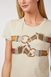 ARBOREA WOMEN'S T-SHIRT - Beige | Vestrum