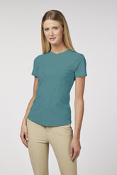 VIESTE WOMEN'S SHORT-SLEEVED TRAINING TOP - Dusty blue | Vestrum