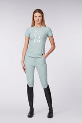 LETOJANNI WOMEN'S SHORT-SLEEVED TRAINING TOP - Black | Vestrum