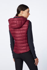 GILET IMBOTTITO CHARA DA DONNA - rosso rubino | Vestrum