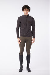 TAMPERE MEN'S TRAINING JERSEY - Dark brown | Vestrum