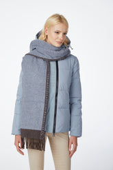 KOBE SCARF - Dark olive green/black | Vestrum