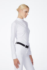 REIMS WOMEN'S LONG-SLEEVED RACING SHIRT - Optical white | Vestrum