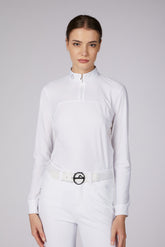 JEJU WOMEN'S LONG-SLEEVED RACING SHIRT - Optical white | Vestrum