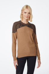 URAWA WOMEN'S SWEATER - Burgundy/black | Vestrum